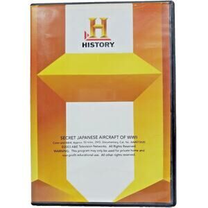 History Channel DVD Undercover Secret Japanese Aircraft of WWII Documentary